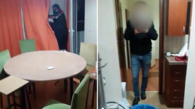 Öğrenci yurdunu kumar salonuna çevirdiler