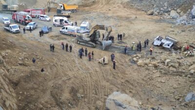 Taş ocağında göçük: 2 işçi hayatını kaybetti