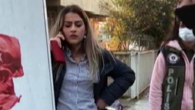 Maske takmayan kadından polise tehdit
