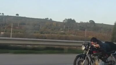 Bursa’da motosiklet üzerinde ölümüne yolculuk