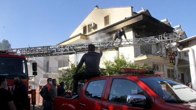 Evde çıkan yangında bir kişi hayatını kaybetti