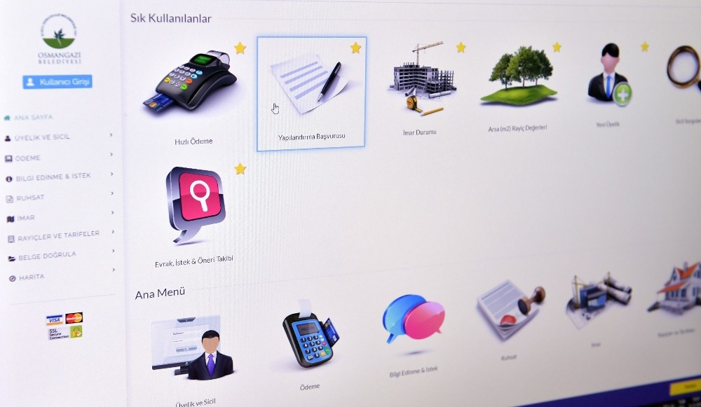 Osmangazi’den online yapılandırma kolaylığı