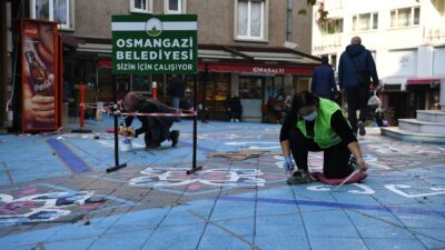 Osmangazi’nin sokakları sanatla buluşuyor