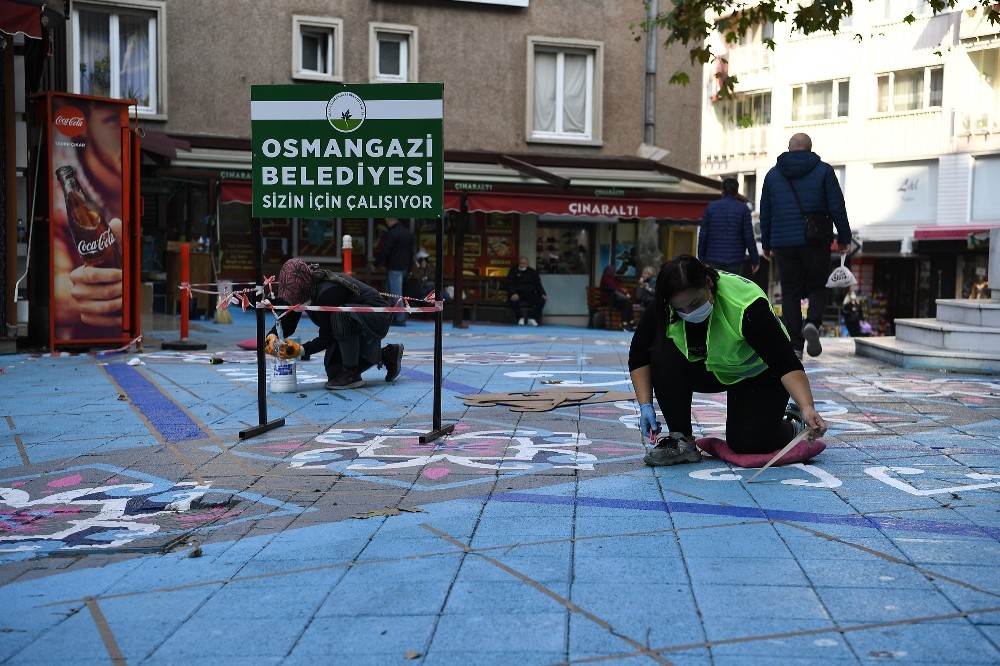 Osmangazi’nin sokakları sanatla buluşuyor