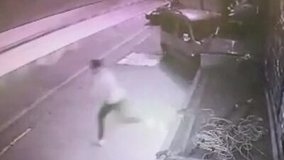 Bursa’da freni patlayan kamyonet markete böyle daldı