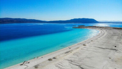 Salda Gölü’nde yeni tehlike! Küçük adacıklar ortaya çıktı…