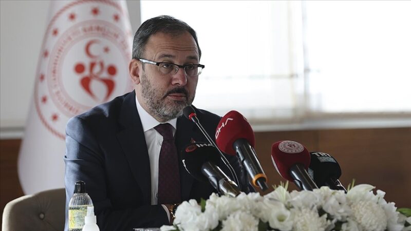 Gençlik ve Spor Bakanı Mehmet Muharrem Kasapoğlu, yeni tip koronavirüs