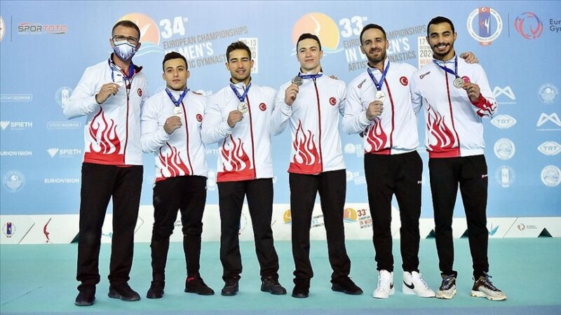 Artistik Cimnastik Milli Takımı, Mersin'de düzenlenen Avrupa Erkekler Artistik Cimnastik