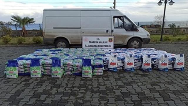 Trabzon’da 4 ton sahte deterjan ele geçirildi