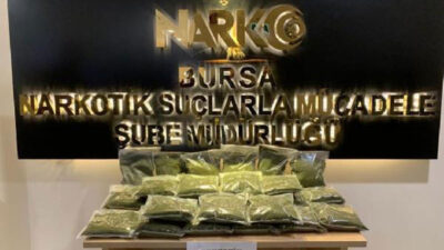 Bursa’da uyuşturucu operasyonu: 1 tutuklama