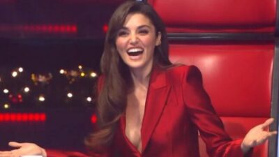 Süper minisi ve yırtmacıyla olay oldu