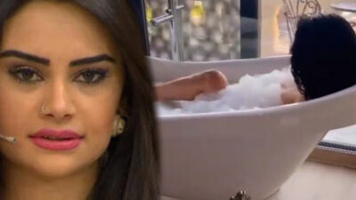 Olay paylaşım! Bu sefer küvetteyken…