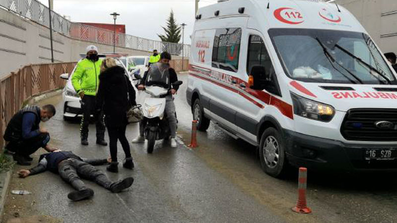 Yer: Bursa… Kaza yaptı, arandığı tespit edilince gözaltına alındı