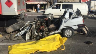 Feci kaza: Adeta yok oldu