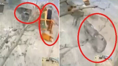 Bursa’da lodos dehşetinden yeni görüntüler