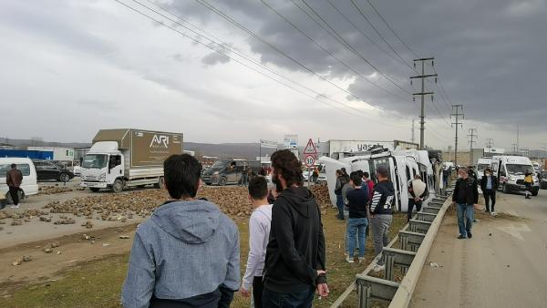 Bursa’da trafiği aksatan kaza