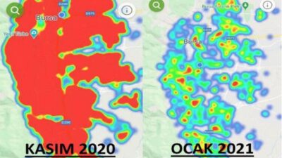Bursa’da tedbirler sonuç verdi! Harita yeşile döndü