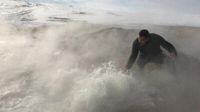 Gören şoke oluyor! ‘Doğal jakuzi’