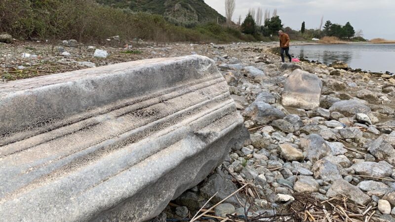 Yer: Bursa… Sular çekilince gün yüzüne çıktı Bursa’nın UNESCO'ya aday tarihi kenti İznik’te göl sularının kuraklık nedeniyle