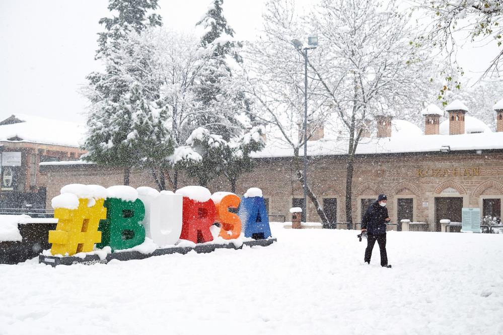 ‘Sessiz Bursa’dan kar manzaraları