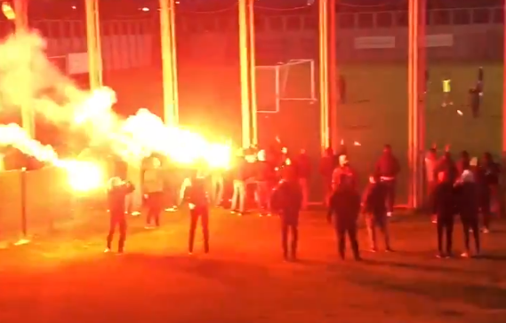 Bursaspor taraftarından büyük destek… Özlüce’yi inlettiler!