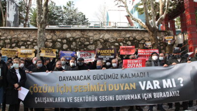 Bursalı işletmeciler ve çalışanları basın toplantısı düzenledi…