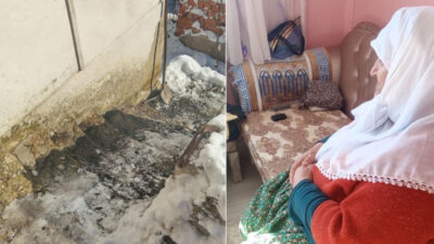 Bursa’da fil hastası kadın, yıkılan merdivenler yüzünden evde hapis kaldı