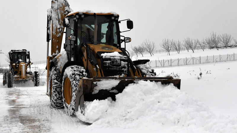Osmangazi’de ‘kar’ seferberliği