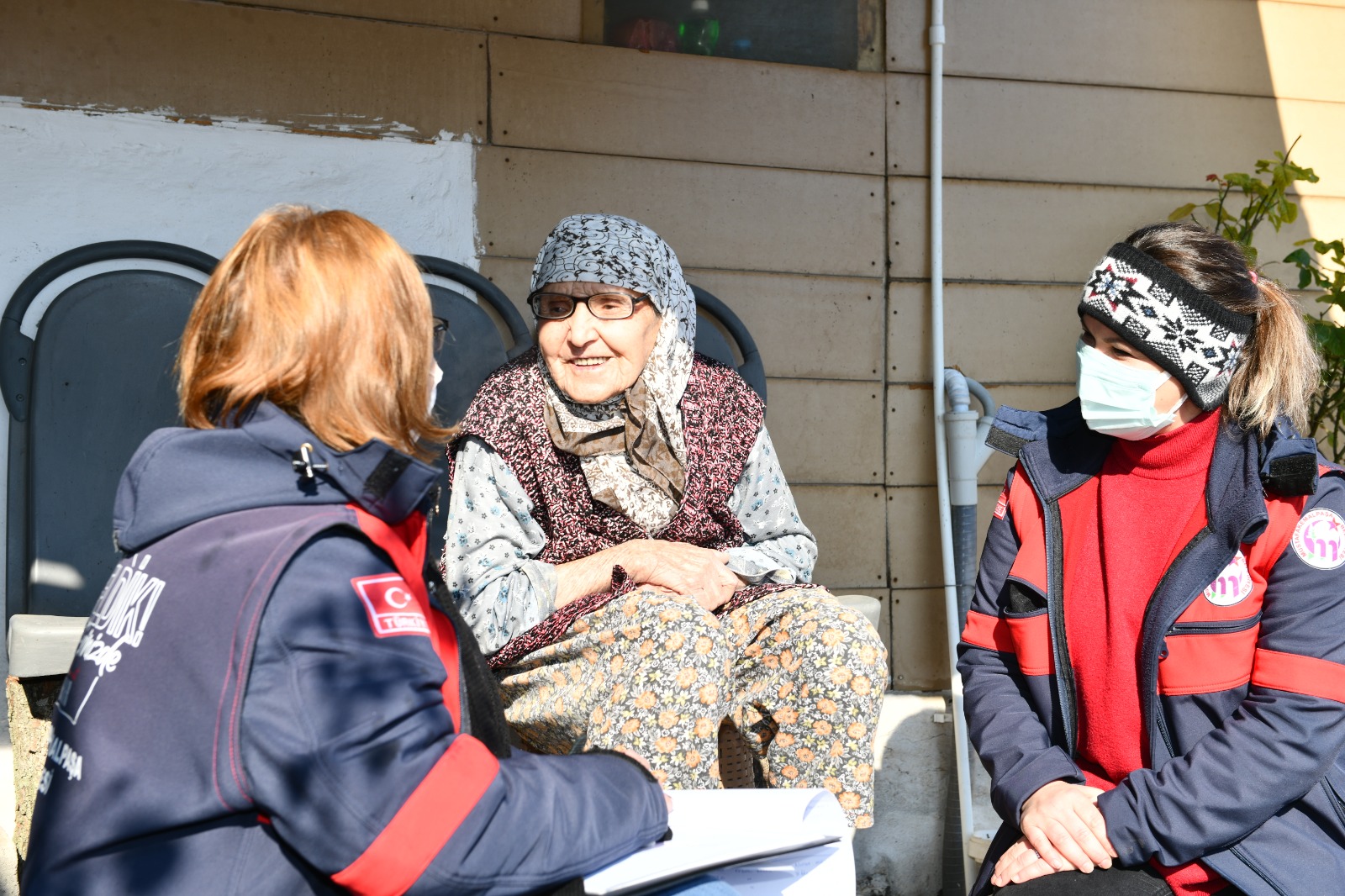 Ne kar nede buz gönüllerin buluşmasını engelleyemedi