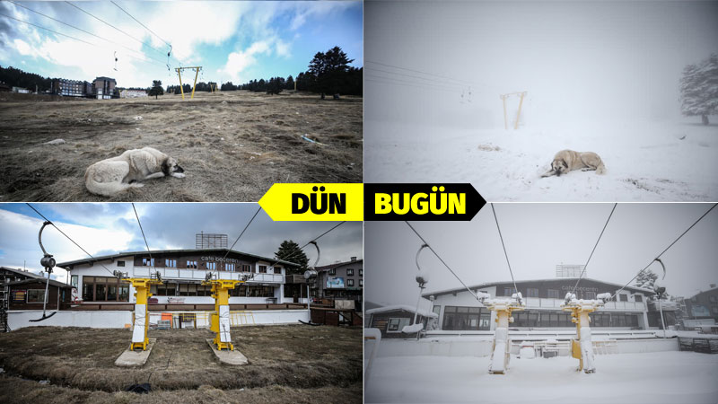 Hasret sona erdi! Uludağ’da dün ve bugün…