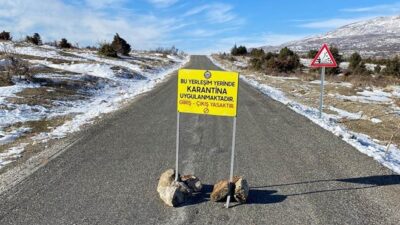 Mutasyonlu virüs tespit edilen mahalle karantinaya alındı