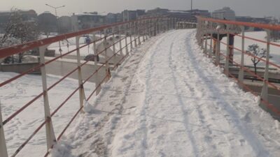 Bursa’da kar bitti güneş açtı!