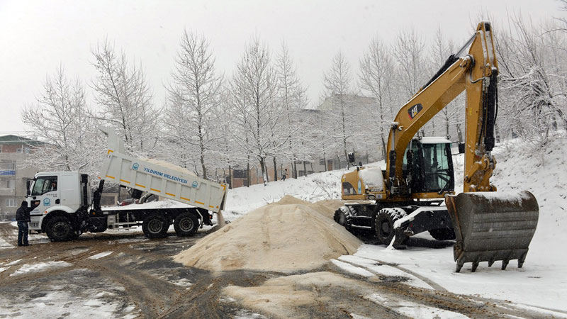 Yıldırım Belediyesi kışa hazır
