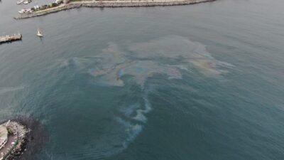 Marmara Denizi’nde tepki çeken görüntü