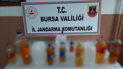 Bursa’da sahte içki operasyonu