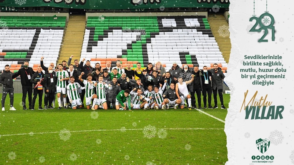Bursaspor’dan yeni yıl mesajı Bursaspor’dan yeni yıl mesajı
