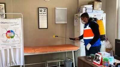 Dezenfekte çalışmalarında durmak yok