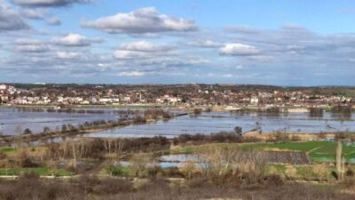 Ergene Nehri taştı, tarım arazileri su altında kaldı