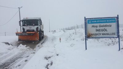 İnegöl Belediyesi 7/24 sahada