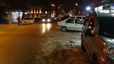 İnegöl hava buz kesti