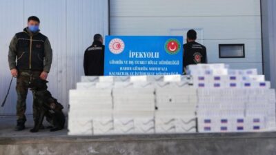 Habur’da 29 bin paket kaçak sigara ele geçirildi