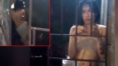 İnsanlık dramı! Kıyafetlerini yiyor, kafeste yaşıyor