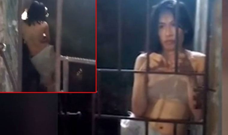 İnsanlık dramı! Kıyafetlerini yiyor, kafeste yaşıyor