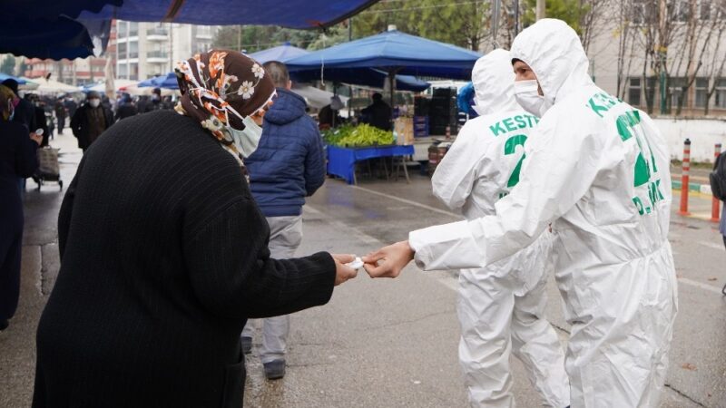 BURSA-Kestel Belediyesi 16 Ocak Dünya Hijyen Günü vesilesiyle 20 bin