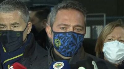 Fenerbahçe'de Başkan Ali Koç, BB Erzurumspor maçı sonrası yayıncı kuruluşa