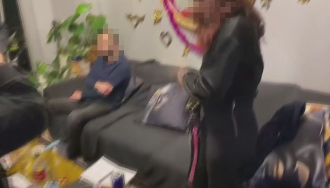 Villaya uyuşturucu baskını