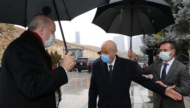 Cumhurbaşkanı Erdoğan’dan Bahçeli’ye sürpriz ziyaret