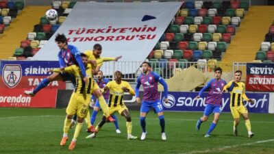  TFF 1. Lig'de 18. hafta sona erdi... Haftanın son maçında