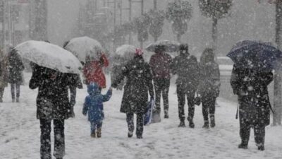 Meteoroloji’den 5 il için kuvvetli kar yağışı ve çığ uyarısı