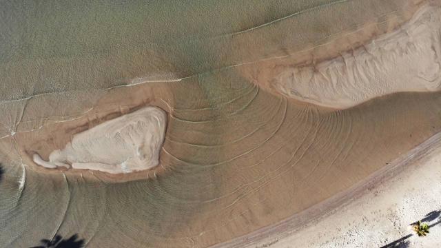 Muğla’da deniz suyu 20 metre çekildi Muğla’da deniz suyu 20 metre çekildi